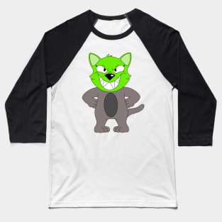 Kitty Mask Baseball T-Shirt